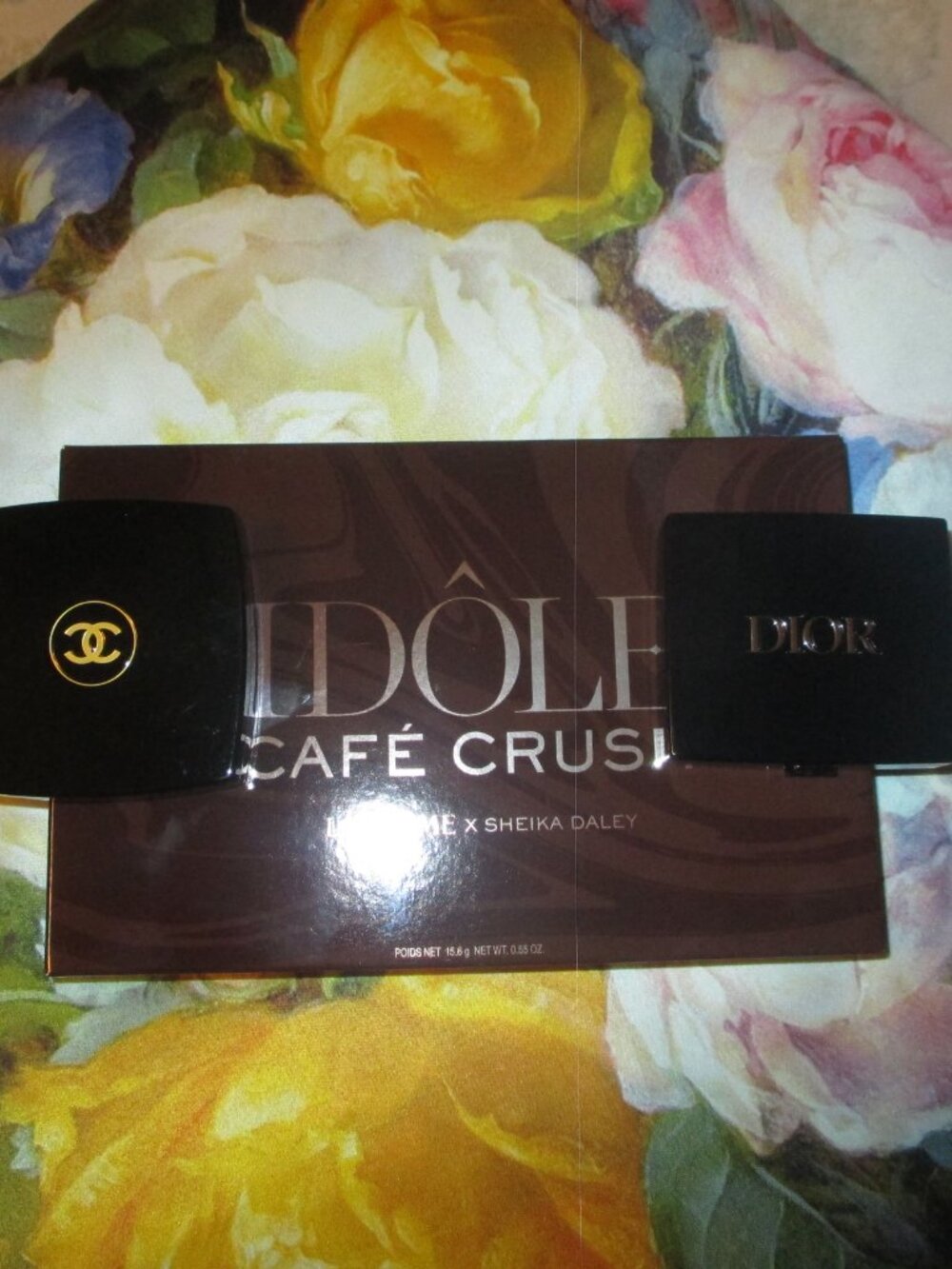 Chanel/Dior Single Eyeshadows, Lancome Palette